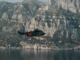 Sea King in Alpen, Hinflug