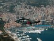 Sea King über der Mittelmeerküste